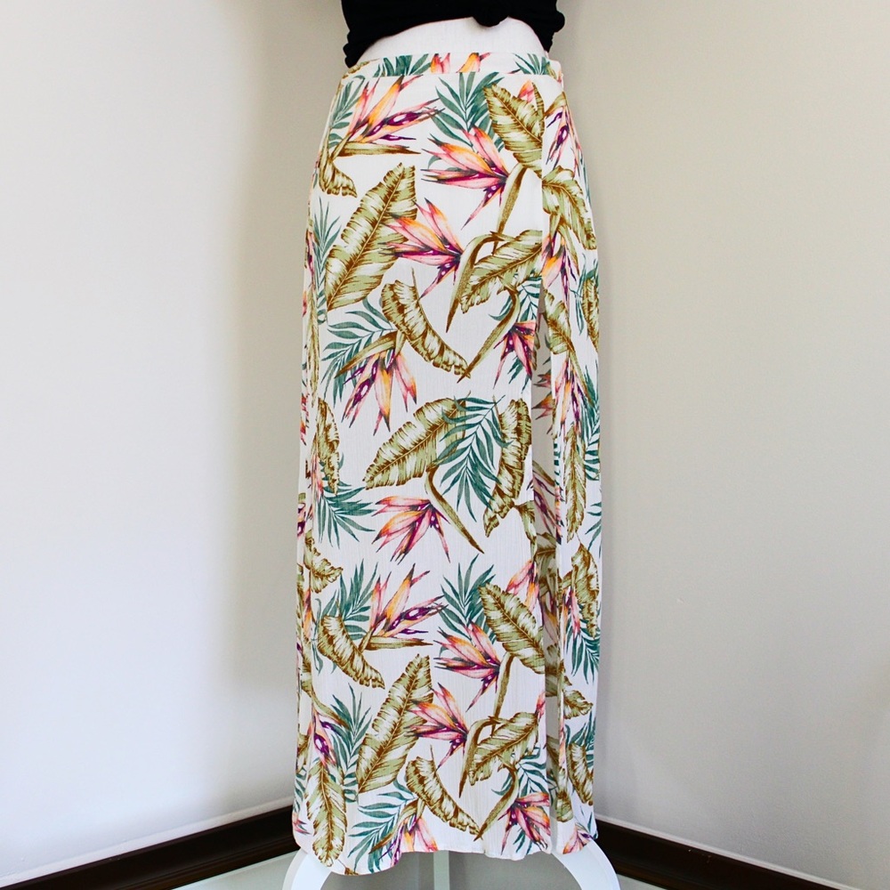 H&M Divided Tropical Maxi Skirt